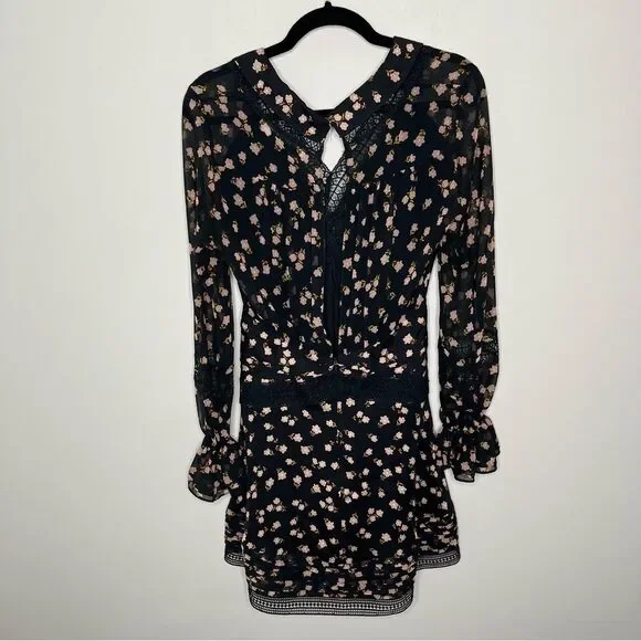 Self-Portrait Twist Front Ditsy Dress 6 - Picture 5 of 8